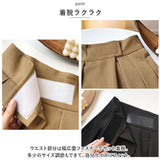 タックワイドパンツ 通販 ワイドパンツ タックパンツ イージーパンツ ボトムス ズボン タック スラックス ストレート ワイド 通勤 通学 上品 きれいめ ハイウエスト スーツ生地