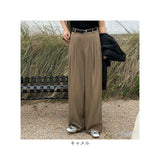 ワイドパンツ レディース 通販 ロングパンツ ボトムス ストレート パンツ 長ズボン ズボン きれいめ ハイウエスト ドレープ シンプル 無地 ゆったり 通勤 通学 オフィス カジュアル 秋 冬