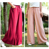 ワイド パンツ レディース 通販 バルーンパンツ ワイドパンツ サルエルパンツ コクーンパンツ ゆったり 大きいサイズ ワイド パンツ ズボン 綿 麻 体型カバー 無地 カジュアル ナチュラル