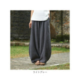 サーカス パンツ レディース 通販 バルーンパンツ ワイドパンツ サルエルパンツ コクーンパンツ ゆったり 大きいサイズ ワイド ルーズ パンツ ズボン 麻 コットン 体型カバー 無地