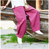 サーカス パンツ レディース 通販 バルーンパンツ ワイドパンツ サルエルパンツ コクーンパンツ ゆったり 大きいサイズ ワイド ルーズ パンツ ズボン 麻 コットン 体型カバー 無地