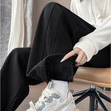 スウェットパンツ レディース 通販 スウェット ボトムス おしゃれ オシャレ パンツ ゆったり ストレートパンツ ワイドパンツ 部屋着 ルームウェア ハイウエスト きれいめ シンプル