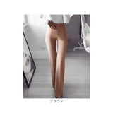 ベルボトムレディース 通販 ベルボトムパンツ ブーツカットパンツ ストレッチパンツ ヨガパンツ ロング パンツ ボトムス ズボン 無地 シンプル ウエストゴム 薄手 伸縮性 フレア スリム
