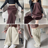 ハイウエスト パンツ レディース 通販 レディースパンツ ハイウエストパンツ ワイドレッグパンツ カジュアルパンツ ズボン ずぼん おしゃれ かわいい シンプル 洗濯OK 通勤 通学 快適