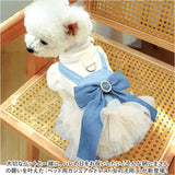 犬ドレス ペット服 犬服 犬の服 通販 ウェディングドレス ドレス 犬用ドレス ワンピース パーティードレス ペットウェア ドッグウェア 上品 リボン レース お姫様 プリンセス 豪華 華やか