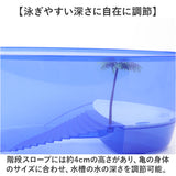 亀 飼育ケース 通販 タートルタンク カメの水槽 亀の水槽 カメの飼育ケース お手入れ簡単 保護カバー 透明フェンス 脱走防止 クリア 見やすい 脱出防止フェンス 掃除しやすい 亀ボックス