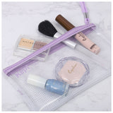 ペンケース 透明 シンプル 通販 ペンポーチ 筆箱 筆入れ 筆ばこ 薄型 クリアペンケース ブランド Kept ケプト PVC KPF603 マチ付き メッシュ クリア 丈夫 おしゃれ 仕事 オフィス