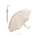 KIZAWA キザワ 日傘 長傘 レディース 晴雨兼用 通販 傘 かさ カサ レディース傘 日よけ 日除け ひよけ アンブレラ rinelle 50cm ショート丈 ライン 2ライン プリント 女性 女性用