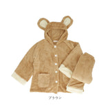 ルームウェア 冬 レディース 通販 パジャマ 暖かい もこもこ かわいい ナイトウェア 可愛い 長袖 ロングパンツ モコモコ 部屋着 大きいサイズ 寝巻 ガウン セットアップ 上下 冬用