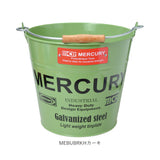 マーキュリー バケツ 通販 おしゃれ ブリキ ガーデニング レギュラー シンプル MERCURY 男前 ゴミ箱 ダストボックス ダストビン アメリカン かっこいい 収納 DIY 掃除用品