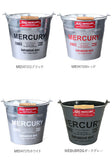 マーキュリー バケツ 通販 おしゃれ ブリキ ガーデニング レギュラー シンプル MERCURY 男前 ゴミ箱 ダストボックス ダストビン アメリカン かっこいい 収納 DIY 掃除用品