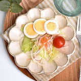 美濃焼 皿 通販 日本製 お皿 プレート 美濃 焼 21.5cm 中皿 丸皿 モーニングプレート 和食器 おしゃれ モダン かわいい 花形 花型 お花 電子レンジ対応 食洗機対応 サラダ デザート