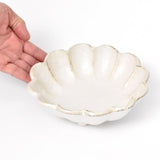 美濃焼 小鉢 通販 日本製 小皿 中鉢 美濃 焼 16cm 取り皿 副菜 取皿 和食器 おしゃれ モダン かわいい 花形 花型 お花 サラダ デザート 電子レンジ対応 食洗機対応 朝食 おやつ 夕食