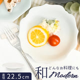 お皿 おしゃれ 通販 日本製 皿 プレート 大皿 25cm パスタ皿 サービングプレート 和食器 洋食器 モダン シンプル 電子レンジ対応 食洗機対応 メインディッシュ 主菜 肉料理 魚料理