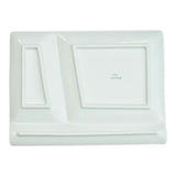 仕切り皿 おしゃれ 通販 仕切りプレートおしゃれ 仕切り プレート 皿 仕切皿 ワンプレート皿 モーニングプレート ランチプレート 肉料理 魚料理 お皿 四角 角皿 長方形 パレットプレートL