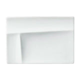 仕切り皿 おしゃれ 通販 仕切りプレートおしゃれ 仕切り プレート 皿 仕切皿 醤油皿 薬味皿 小皿 醤油 薬味 角砂糖 お皿 四角 白 13cm 角皿 長方形 パレットプレートS 食洗機対応