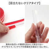 コーナーガード 透明 通販 10mm×10mm×5m コーナークッション 透明コーナーガード ベビーガード 角パーツ ケガ防止 怪我防止 赤ちゃん ベビー 安全対策 角 コーナー 机 テーブル 保護