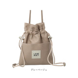 LRM ショルダーバッグ KTO-1219 通販 巾着バッグ ショルダーバック 巾着ショルダーバッグ 斜めがけバッグ ポシェット 斜め掛けバッグ レディース 軽量 軽い おしゃれ 大人 かわいい