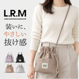 LRM ショルダーバッグ KTO-1219 通販 巾着バッグ ショルダーバック 巾着ショルダーバッグ 斜めがけバッグ ポシェット 斜め掛けバッグ レディース 軽量 軽い おしゃれ 大人 かわいい