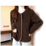 ボア ジャケット レディース 通販 ノーカラー アウター コート ブルゾン おしゃれ 大人 ショート丈 ファスナー フロントジッパー もこもこ ふわふわ 暖かい あったか 秋 冬 きれいめ