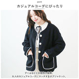 ボア ジャケット レディース 通販 ノーカラー アウター コート ブルゾン おしゃれ もこもこ ふわふわ ショート丈 ゆったり 暖かい あったか 大人 秋 冬 きれいめ オフィス かわいい