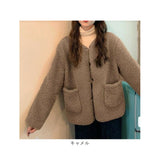 ボアジャケット レディース 通販 ボアコート ボアブルゾン ジャケット コート ブルゾン 羽織り 羽織 ボア 暖かい あたたかい あったか もこもこ モコモコ ふわふわ フワフワ ボタン 防寒