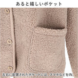 ボアジャケット レディース 通販 ボアコート ボアブルゾン ジャケット コート ブルゾン 羽織り 羽織 ボア 暖かい あたたかい あったか もこもこ モコモコ ふわふわ フワフワ ボタン 防寒
