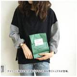 トップス レディース 長袖 通販 カットソー Tシャツ シャツ ブラウス プルオーバー 切り替え 異素材 春 ラウンドネック カジュアル きれいめ 重ね着風 レイヤード風 ドッキング ゆったり