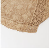 レース トップス 半袖 通販 ブラウス レディース 刺繍ブラウス Tシャツ プルオーバー ゆったり 春夏 刺繍 ドルマン 春 可愛い 夏 体型カバー 大きいサイズ 綿 コットン ボリューム袖