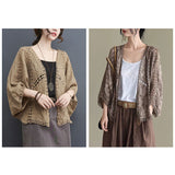 サマー カーディガン レース 通販 カーデガン サマーカーディガン レディース 春夏 冷房対策 羽織り 夏 羽織もの 春 トップス ゆったり ドロップショルダー 綿 コットン ボリューム袖