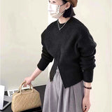 ニット セーター レディース 通販 ニットセーター トップス 長袖 カジュアル シンプル おしゃれ かわいい オシャレ 可愛い ラウンドネック ビジネス オフィス オフィスカジュアル 秋 冬