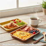 kukka mokki ランチプレート 通販 日本製 国産 ワンプレート 仕切り プレート 仕切り皿 お皿 皿 割れにくい レンジ クッカモッキ 電子レンジ可 電子レンジ対応 食洗機可 食洗機対応