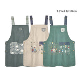 エプロン 保育士 通販 ワークエプロン クスグルジャパン ホームウェア ミセス ファッション レディース キッチン 台所 カフェ 大人 家事 誕生日 母の日 敬老の日 動物 アニマル 贈り物