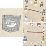 エプロン 保育士 通販 ワークエプロン クスグルジャパン ホームウェア ミセス ファッション レディース キッチン 台所 カフェ 大人 家事 誕生日 母の日 敬老の日 動物 アニマル 贈り物