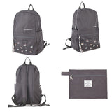 折りたたみ リュック 通販 リュックサック バックパック 折りたたみリュック デイパック 折り畳み バッグ クスグルジャパン Kusuguru Japan ナイロン 撥水 刺繍 コンパクト 軽量 旅行