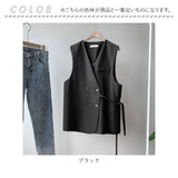 ロングベスト レディース 通販 ロングジレ ベスト ロング ジレ ノースリーブ ジャケット トレンチベスト シンプル 無地 裏地付き サイドポケット 通勤 通学 おしゃれ きれい目 スリム
