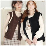 ボアベスト レディース 通販 ボア ベスト ジレ 重ね着 ノースリーブ ノーカラー 前開き ポケット あったか 暖かい 温かい ショート もこもこ モコモコ ムートン 無地 防寒 秋 冬 秋物