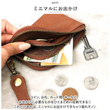 小銭入れ 仕切り 財布 通販 コインケース ミニ財布 ミニウォレット キーリング 小銭 カード収納 L字型 男女兼用 カードケース 小さめ 薄い おしゃれ カジュアル コンパクト 使いやすい