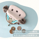 がま口 小銭入れ 通販 かわいい 小さい しんちゃん シロ マイメロ クロミ シナモロール ポムポムプリン タキシードサム あひるのペックル ポチャッコ バットばつ丸 けろけろけろっぴ
