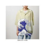 アロハシャツ キャラジャン 通販 シャツ プリントシャツ カジュアルシャツ レディースシャツ メンズシャツ カジュアル アロハ キャラクター 鮮やかな プレント カラフル レディース