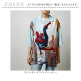 アロハシャツ キャラジャン 通販 シャツ プリントシャツ カジュアルシャツ レディースシャツ メンズシャツ カジュアル アロハ キャラクター 鮮やかな プレント カラフル レディース