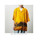 アロハシャツ キャラジャン 通販 シャツ プリントシャツ カジュアルシャツ レディースシャツ メンズシャツ カジュアル アロハ キャラクター 鮮やかな プレント カラフル レディース