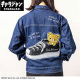 ジャケット キャラジャン 通販 ジーンジャケット ジージャン デニムジャケット 上着 アウター デニム 刺繍 ししゅう カジュアル キャラクター かわいい かっこいい 豪華 レディース