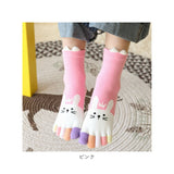 5本指ソックス キッズ かわいい 通販 ソックス 5本指 靴下 クルー丈 ショート 子供 くつ下 吸汗 キッズ ジュニア 綿 コットン 男の子 女の子 子供用 こども 子ども