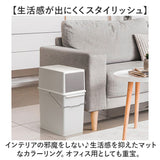 ライクイット ゴミ箱 LBD-05 like-it 通販 日本製 ごみ箱 17リットル ダストボックス 17L ふた付き おしゃれ フロントオープン トラッシュビン スリム 分別 スタッキング シンプル
