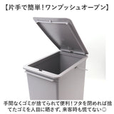 ライクイット ゴミ箱 LBD-21 like-it 通販 日本製 ごみ箱 17リットル ダストボックス 17L ふた付き おしゃれ プッシュオープン トラッシュビン スリム 分別 スタッキング シンプル