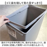 ライクイット ゴミ箱 LBD-22 like-it 通販 日本製 ごみ箱 25リットル ダストボックス 25L ふた付き おしゃれ プッシュオープン トラッシュビン スリム 分別 スタッキング シンプル