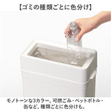 like it ライクイット ゴミ箱 通販 日本製 LBD-52 LBD52 ごみ箱 25L ダストボックス ゴミ袋が見えない ごみばこ 蓋なし ふたなし フタなし ごみ入れ ゴミ入れ スリム くず入れ おしゃれ