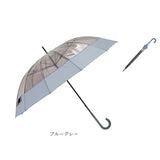 長傘 12本骨 クリア 60cm 通販 雨傘 アンブレラ ビニール傘 軽量 軽い 透明 ポリエステル ゼロアンド -0＆ レディース メンズ おしゃれ オシャレ 可愛い 男女兼用 かわいい ギフト 贈り物