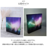 茶谷産業 LED キャンパスアート 通販 LEDキャンパスアート アートパネル パネル オブジェ キャンパス アート LEDで光る 光る 壁掛け 部屋 空間 インテリア おしゃれ ギフト 贈り物